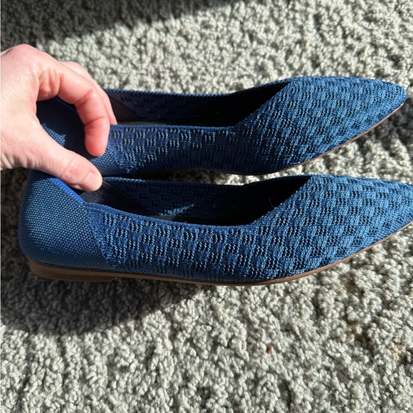 Rothy's Textured Blue Flats - Picture 4 of 5